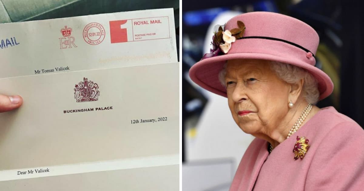 Akordeonista Tomáš poslal svoje CD-čka do Buckinghamského paláca. Toto mu odpísala kráľovná Alžbeta