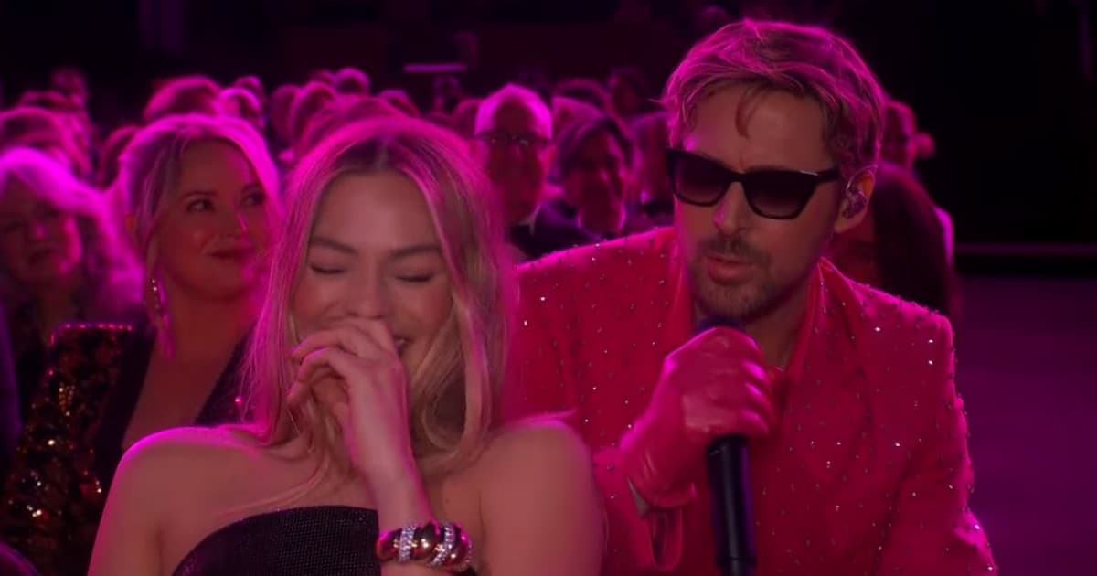 Ryan Gosling zaspieval na Oscaroch skladbu z filmu Barbie