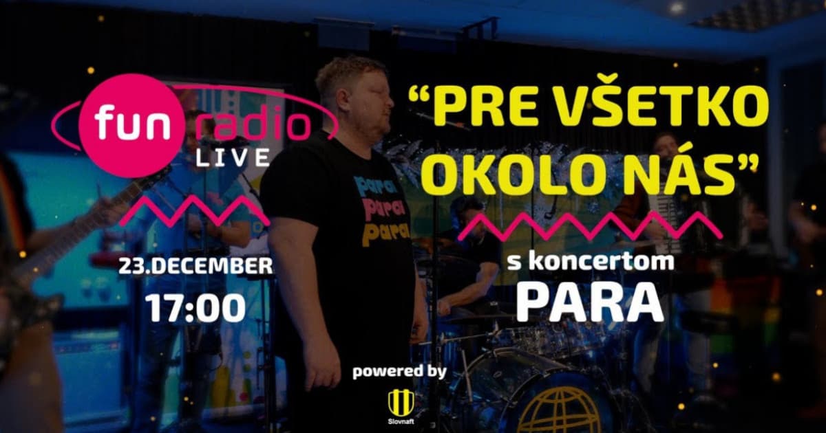Uži si vianočný koncert skupiny Para