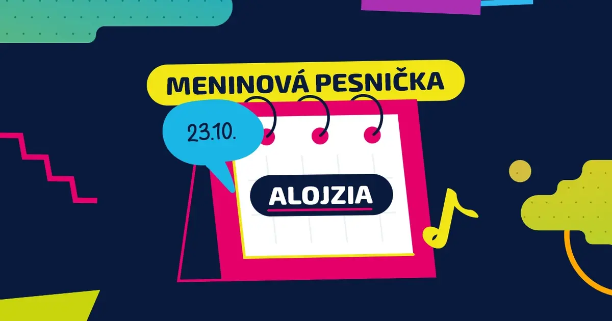 Meninová pesnička: ALOJZIA