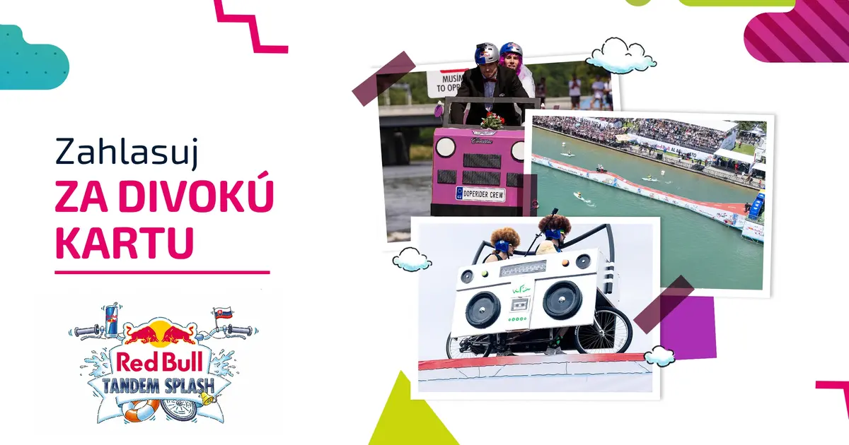 RED BULL TANDEM SPLASH: Vyber najbláznivejší tandem a pošli ho do Košíc